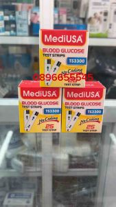 Que thử đường huyết Medi USA | MediUSA TS3300 hộp 50que