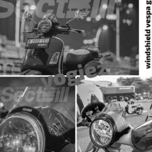 windshield vespa gts carbon gp original sectbill