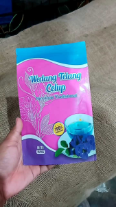 Teh bunga telang - bunga telang praktis - minuman herbal alami - isi 15 - membantu menjaga kesehatan - minuman kaya manfaat - original Jogja