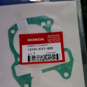 PAKING GASKET CYLINDER KVY SCOOPY OLD BLOK KERTAS BAWAH BEAT 12191-KVY-900 UNIVERSAL