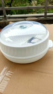 Bộ khay hấp lò vi sóng chịu nhiệt  hấp thức ăn xửng hàng Cao cấp việt nhật