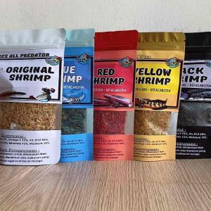 Udang Kering Pakan Ikan Channa Kemasan Pouch 50gram