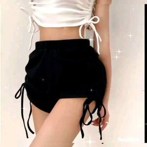 PROMO TRAND FASHION Celana serut wanita pendek Korean style terlaris