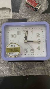 นาฬิกาปลุก พรายน้ำ ของแท้ เดินกระตุกไม่มีเสียงรบกวน รุ่น MF เสียงปลุกกระดิ่งดัง ประกันเครื่อง 1ปีเต็ม มาแทนรุ่นปกไซโก้QHK028