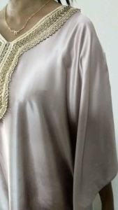 Qaira Fashion : Kaftan Silk motif all size fit to xxl