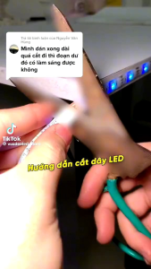 Cuộn Led dây dán ( không Chống nước Led trong nhà ) 12V 5050 RGB đổi nhiều màu cuộn dài 5 mét có keo dán bọc silicon