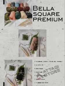 Hijab Bella Square: Harga Grosir & 50 Warna Lengkap