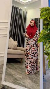 Khumaira Set Hijab Vol 2 / gamis rayon set hijab