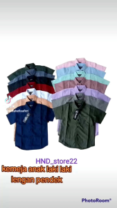 kemeja couple ayah dan anak warna sage green