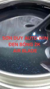 Sơn đen bóng Honda Air Blade 2020 2025 - Sơn auto lacquer 2K (Tự bóng)