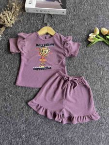 FREE NAMA| SETELAN PENDEK ANOMALI TERBARU 1-7 TAHUN BAHAN KNIT MEXIKO