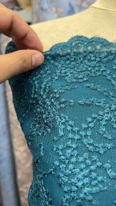 (COD) Kain Tulle Bordir Sulam | Bahan Kebaya Modern | Kain Meteran