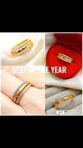 แหวนตะปู u0741 รุ่นฟรีไซส์ หนัก 1 สลึง มินิมอล งานเกาหลี ไมครอน ชุบทอง หุ้มทอง แฟชั่น ทองสวย ใส่ออกงาน