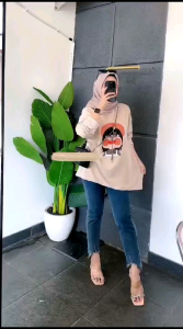 KIYOMI BLOUSE JUMBO LD 140 WANITA KEKINIAN