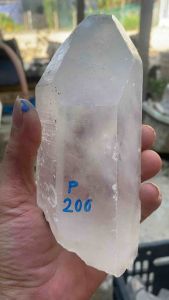 Đá thạch anh trắng nguyên bản thô dùng trang trí nhà cửa thanh tẩy năng lượng cao16cm nặng900gram(p200)