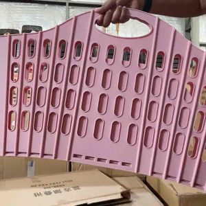 Foldable Laundry Easy To Carry Space Convinient Bag Basket