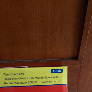 PIK Roda Kaki Kulkas - Roda Alas Mesin Cuci Stainless Steel - Alas Serbaguna Mewah Dan Kuat AK-189