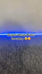 Sepatu Anak Sekolah Hitam Polos TK SD SMP Bahan Premium Nyaman Banget Uk 28-37