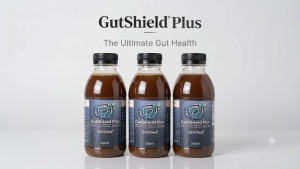 GutShield Plus 500ml - Vitality and Growth Supplement - Evaluation Synebiotic Formula for Dogs Cats Livestock - Digestive Health Support