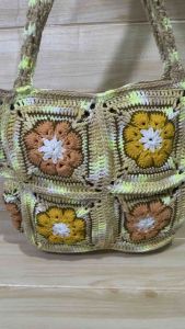 Tas totebag rajut handmade