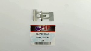 Plat Diskpad Beat / Vario - Plat Seng Tahanan Dispat Dispad Discpad Kampas Rem Dispad Pad Per Spring Pad Cakram Disped Disc Honda Beat Fi Beat eSP Beat Street Vario Techno Tekno 125 Vario CBS Vario 125 Vario 150