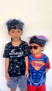 Ikeut Sunda Rambut Anak Viral/ Topi Udeng Bali Rambut Anak Viral usia 4-13 tahun