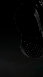 Sepatu Pria PDH Dinas kantor pendek pantfole C-03 kulit Black Lak