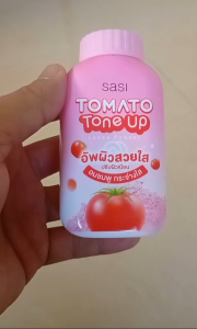 Sasi Tomato Tone Up Pink Powder with Tomato Extracts for Skin Brightening.