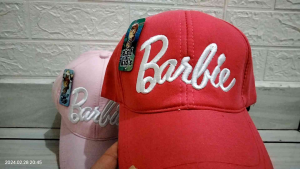 TOPI ANAK PEREMPUAN MOTIF BARBIE