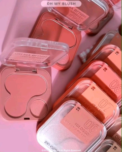 Face Blush 2in1 Matte Shimmer Cheeks and eyes 2P Original OHMYBLUSH