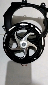 Promo Paket Spinner Kipas Plus Cover Kipas Radiator Beat Karbu FI 2012-2019 Bonus Baut Kecil 3 Pcs Tinggal Pasang