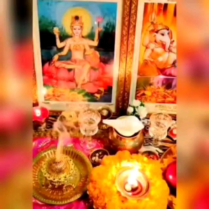 ชุดไหว้พระพิฆเนศ ชุดไหว้คเณศจตุรถี พระแม่ลักษมี เนยกี น้ำผึ้ง ธัญพืช ข้าวอักษัต