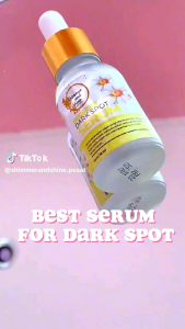 dark spot serum Shimmer and shine glowing tanpa flek hitam