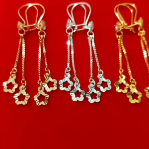 ANTING JURAI PERAK 925 LAPIS EMAS