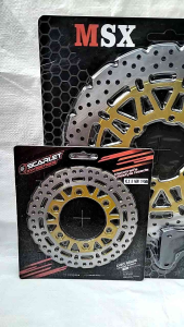 Disc Cakram Set Depan Belakang Gold PNP Motor KLX 150/F 320mm+Rear190mm pnp KLX 150 D treker F 320+Rear 220mm pnp