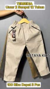 Celana Chino Anak Laki-Laki Full Length Nyaman untuk Usia 1-12 Tahun bisa COD