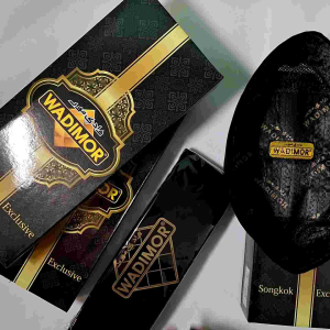 Peci Wadimor Motif AC Kopiah Songkok Hitam Polos Bahan Beludru Halus