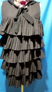 DRESS KUTUNG/SLEEVELESS HITAM(AI SHANG ING) 40