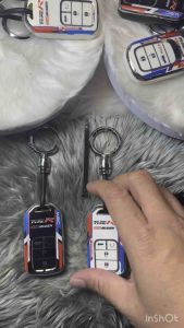 เคสกุญแจรถยนต์HONDAแบบTPUพิมพ์ลายcity jazz accord wrv