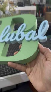 3d PRINTED FAMILY NAME STANDEE