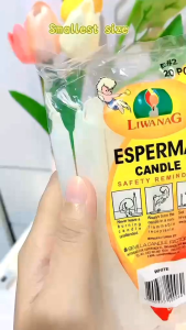Liwanag Esperma Candle #2/ 20 Pcs Kada Pack (Smallest/Pinakapayat)