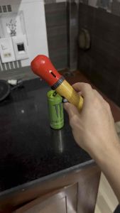 Bật Khò phòng thân nhóm bếp khò than đi phượt Bản V2+ tặng kèm đầu bơm