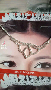 Hiasan kepala india/hiasan dahi india jodha /Motif di kirim acak sesuai persedian