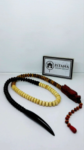 tasbih kombinasi 3 macam kayu terbaru model cambuk