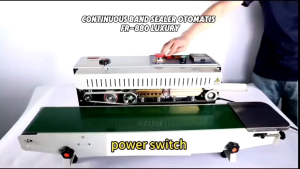 Mashin - Continous Band Sealer Automatic Mesin Segel Plastik FR-880 Luxury