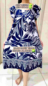 ALADDIN BATIK DRESS GEBER WOMEN / BAJU BATIK DRESS NEW ARRIVAL FREE SIZE