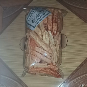 Kerupuk  stik kentang pedas