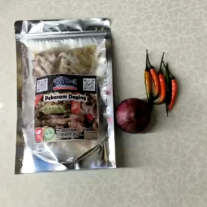 Pekasam Daging | Daging Dibersihkan Sebelum Diperap Dengan Garam Asam & Beras Goreng