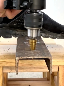 5 Pcs Mata Bor Pagoda Spiral Kerucut Drill Step Down Titanium 5 PCS