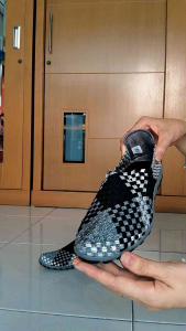 Bernice 1743 Sepatu flat shoes rajut knit anyaman wanita woman casual woven footwear